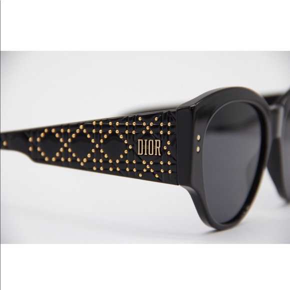 New Sunglasses Dior LADYDIORSTUDS2 807 Black - Picture 3 of 10